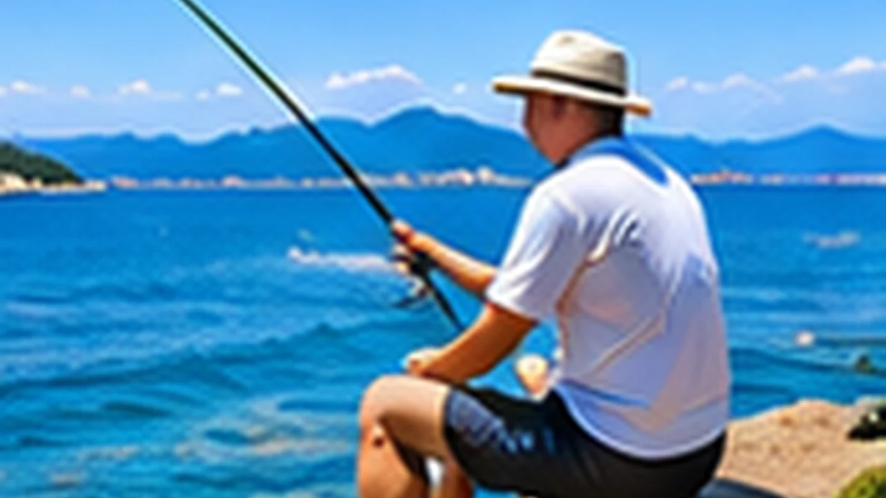 Иллюстрация: sea fishing